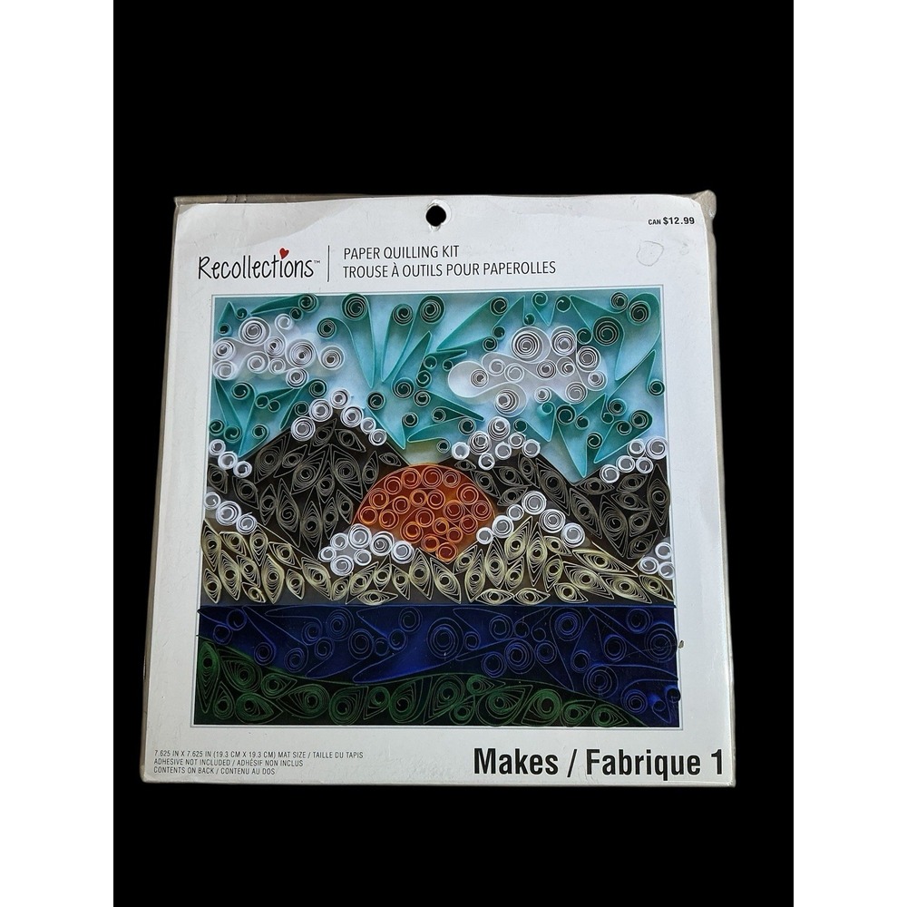 Recollections paper Quilling kit Mountains Landscape New